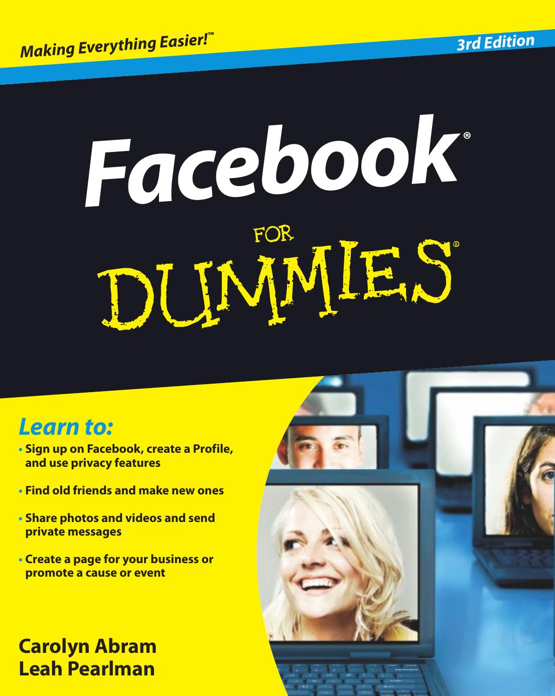 Facebook For Dummies by Leah Pearlman Carolyn Abram