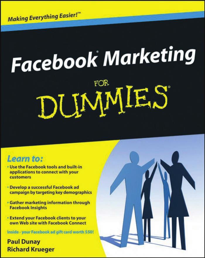 Facebook Marketing For Dummies by Paul Dunay Richard Krueger