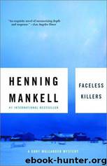 Faceless Killers by Henning Mankell