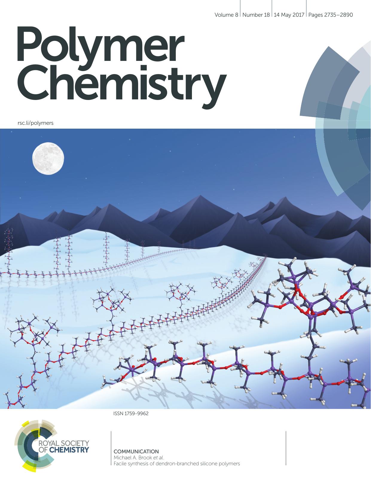 Facile synthesis of dendron-branched silicone polymers by Jennifer Morgan Tong Chen Robin Hayes Tara Dickie Tomas Urlich Michael A. Brook