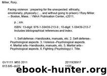 Facing Violence: Preparing for the Unexpected by Miller Rory & Eisler Barry
