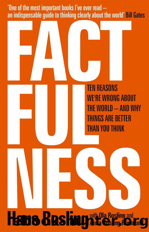Factfulness: Ten Reasons We're Wrong About the World - and Why Things Are Better Than You Think by Hans Rosling