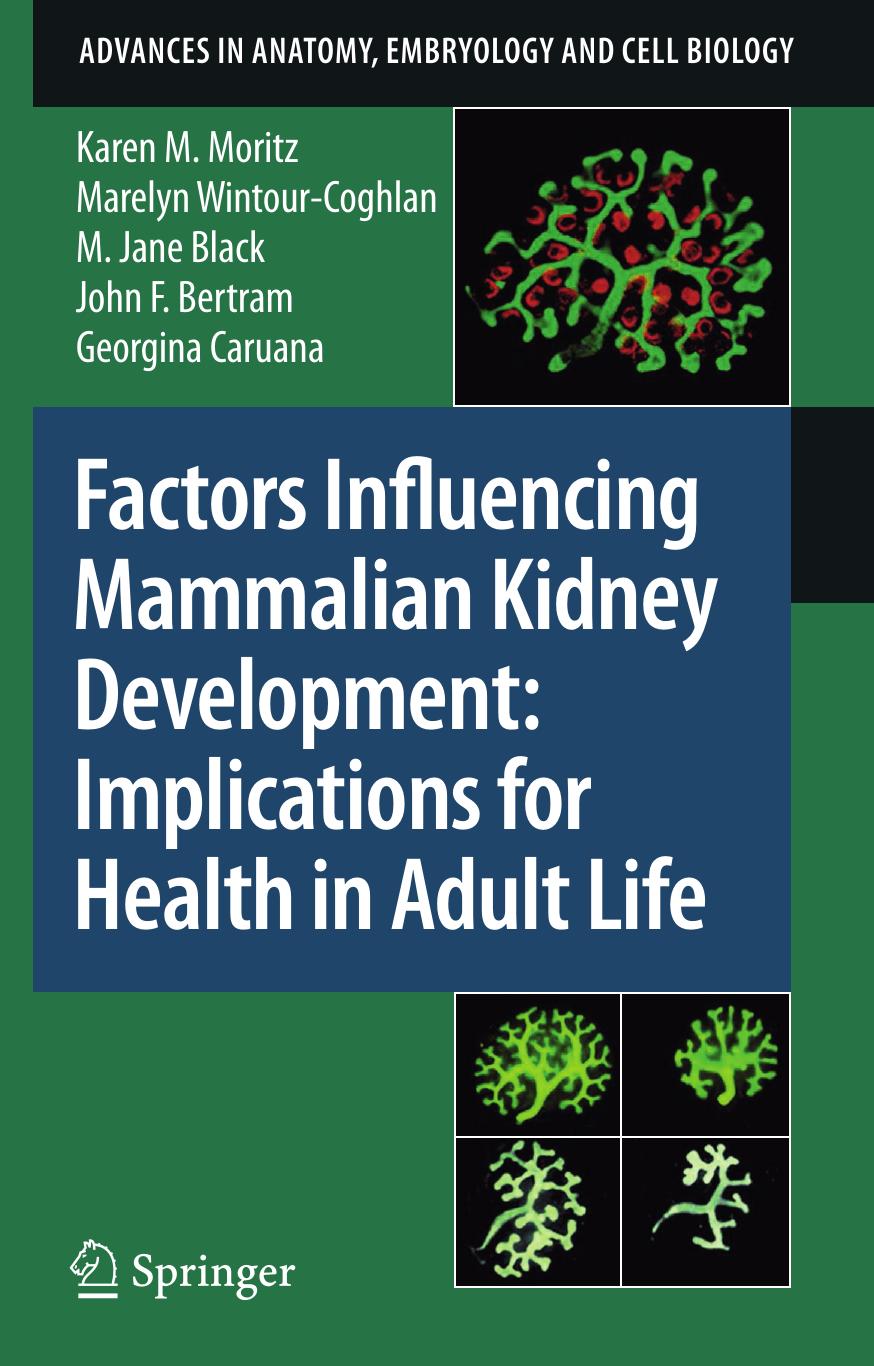 Factors Influencing Mammalian Kidney Development: Implications for Health in Adult Life by Karen M. Moritz Marelyn Wintour-Coghlan M. Jane Black John F. Bertram Georgina Caruana (auth.)