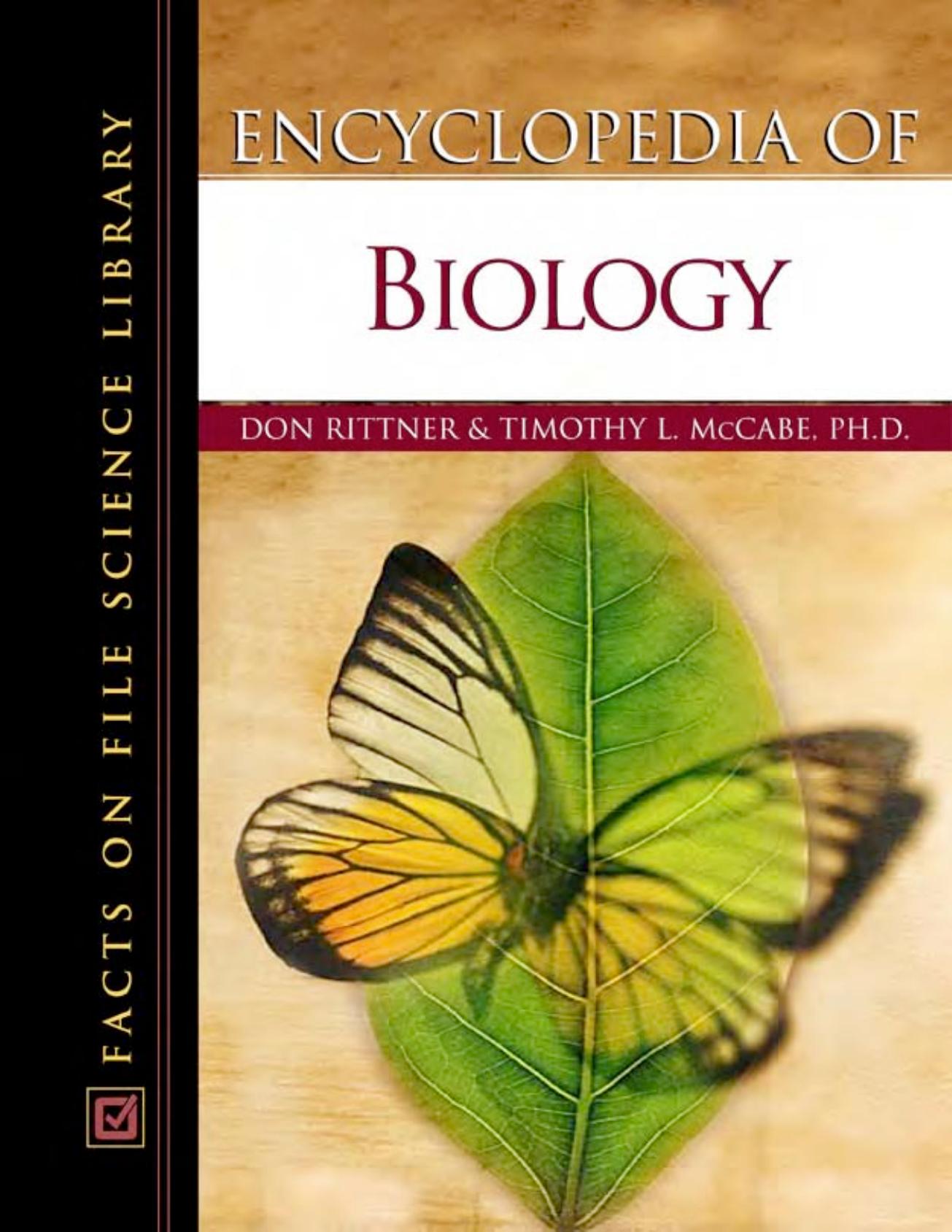 Facts on File Encyclopedia of Biology by Unknown