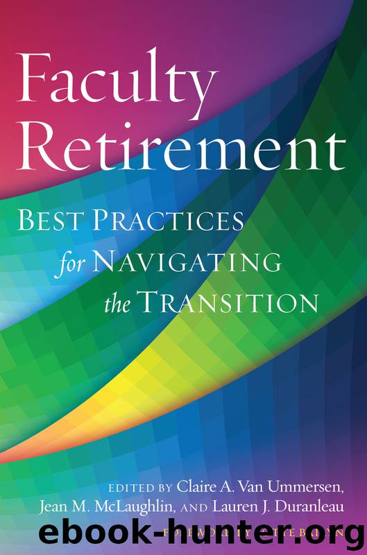 Faculty Retirement by Van Ummersen Claire McLaughlin Jean Duranleau Lauren