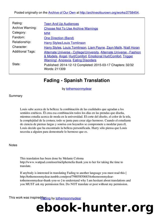 Fading - Spanish Translation by Unknown