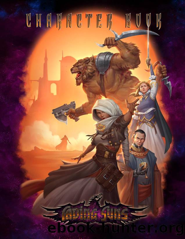 Fading Suns 4e by Character Book (Backer Preview)