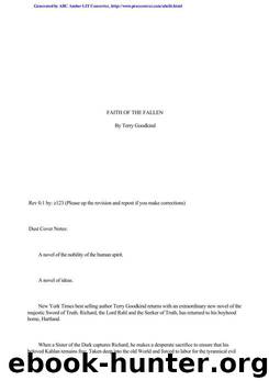 Faith of the Fallen (06) by Terry Goodkind
