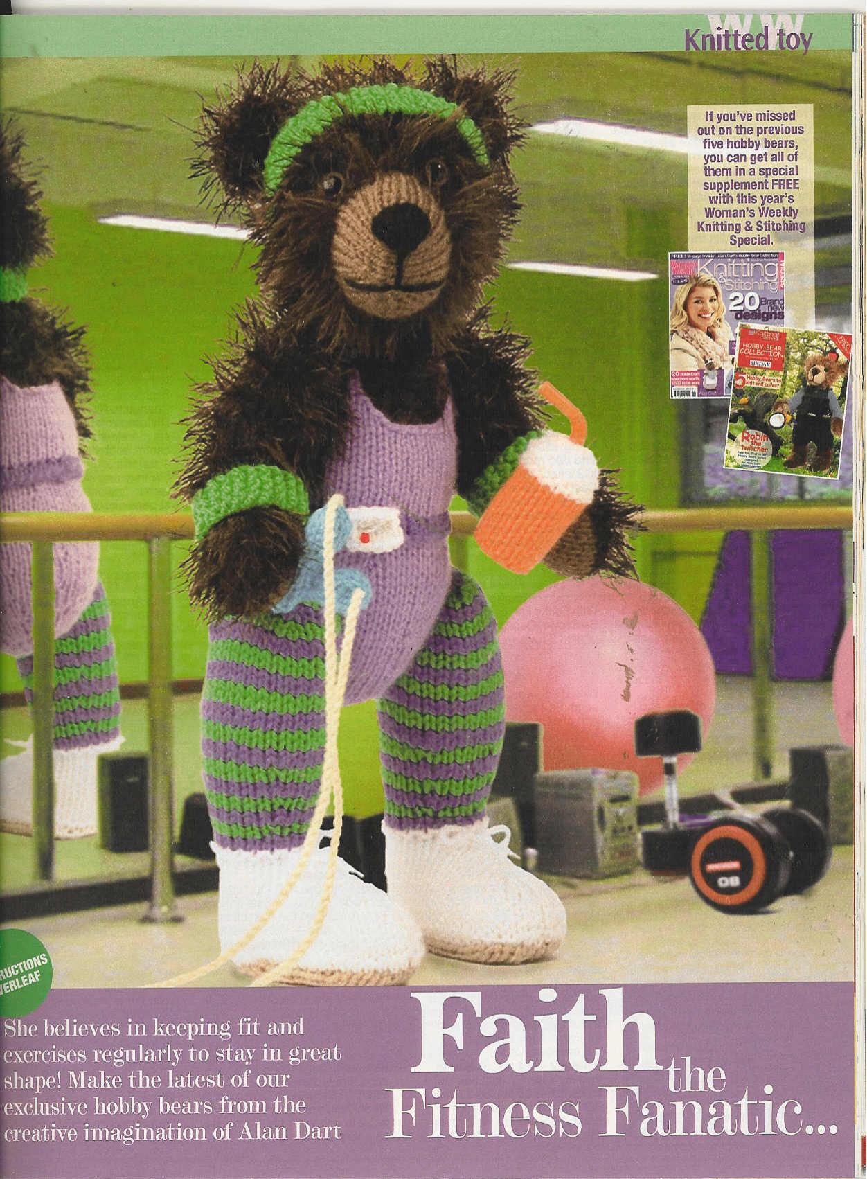 Faith the Fitness Fanatic Bear by Unknown