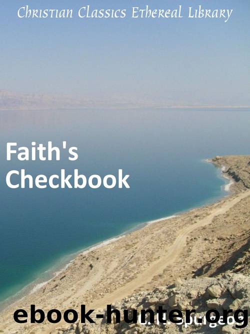 Faith's Checkbook by C. H. Spurgeon
