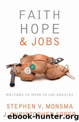 Faith, Hope, and Jobs : Welfare-To-Work in Los Angeles by Stephen V. Monsma; J. Christopher Soper