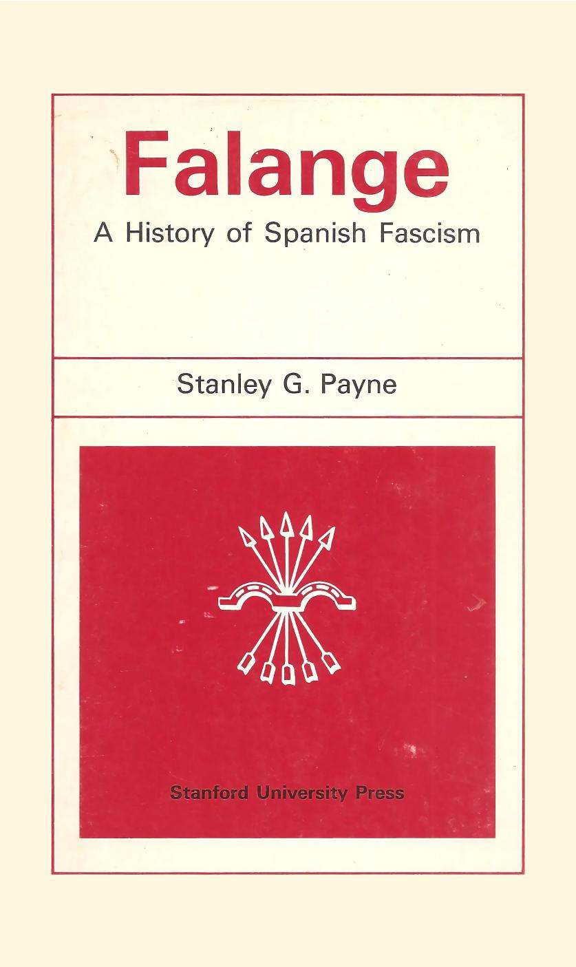 Falange: A History of Spanish Fascism by Unknow