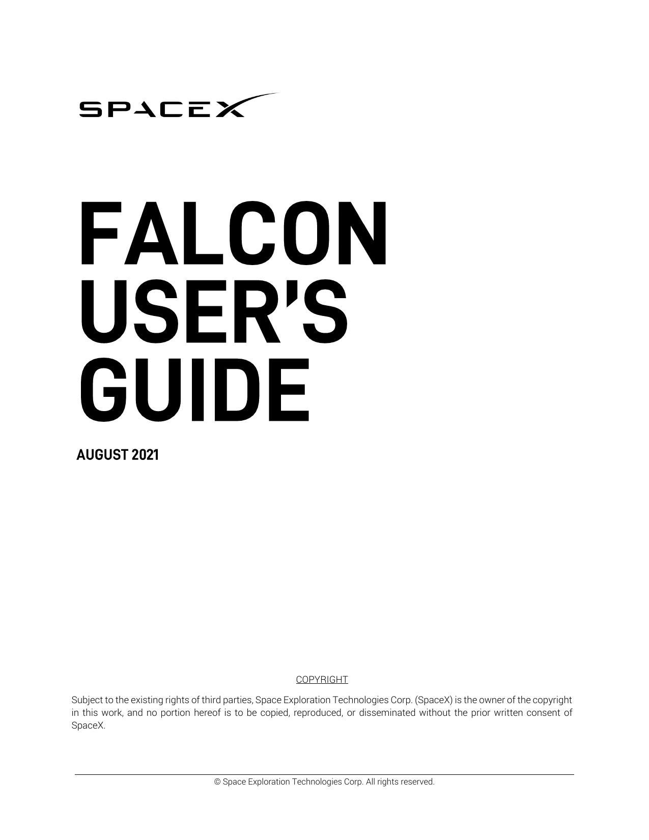 Falcon User's Guide by SpaceX