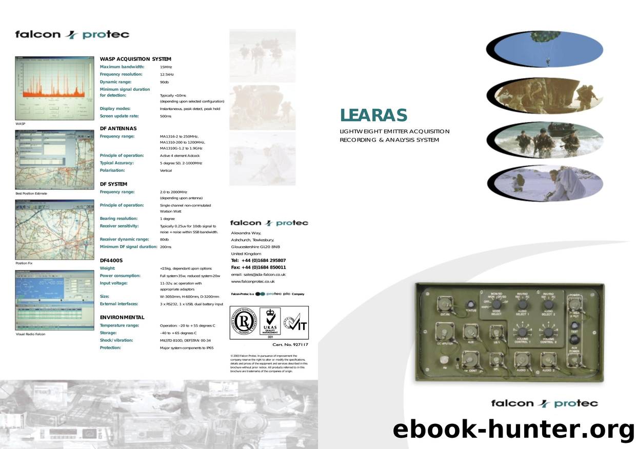 Falcon learas Eideband Emitter Locator Brochure by Unknown
