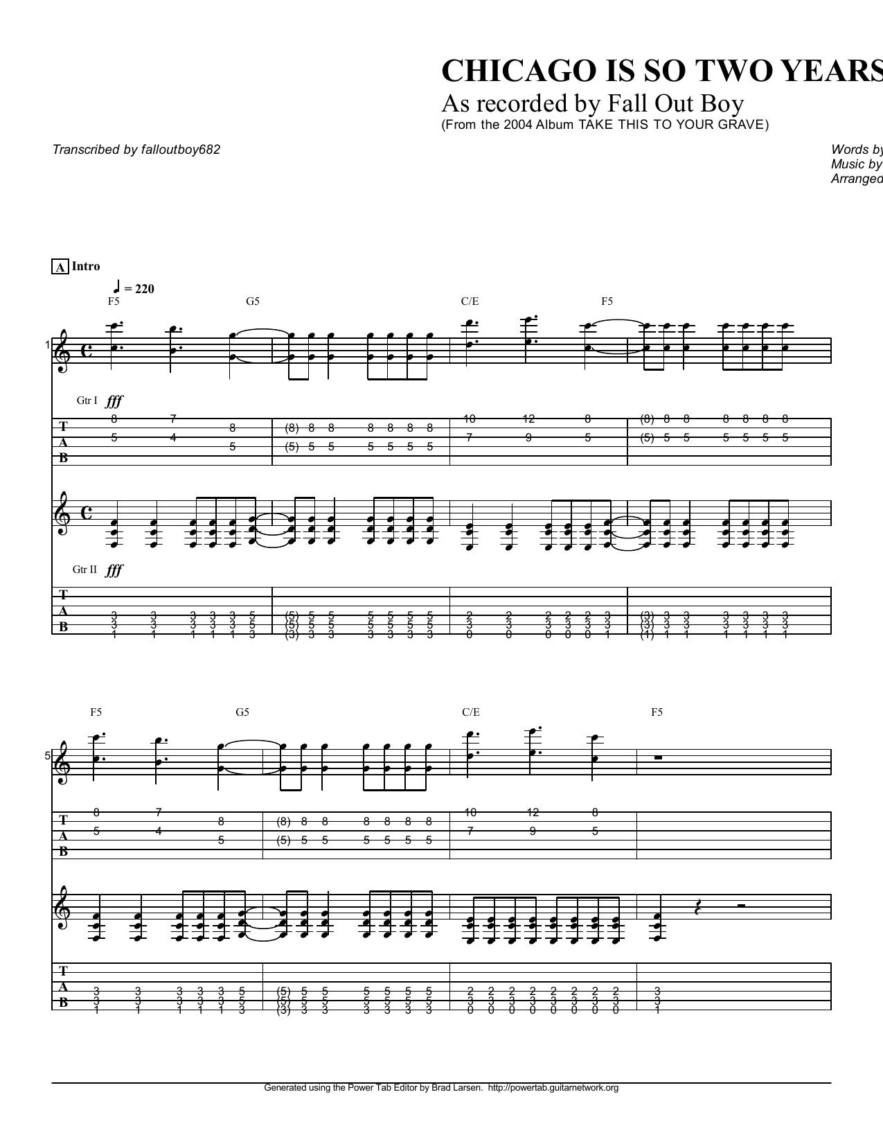Fall Out Boy - Chicago Is So Tw by princess