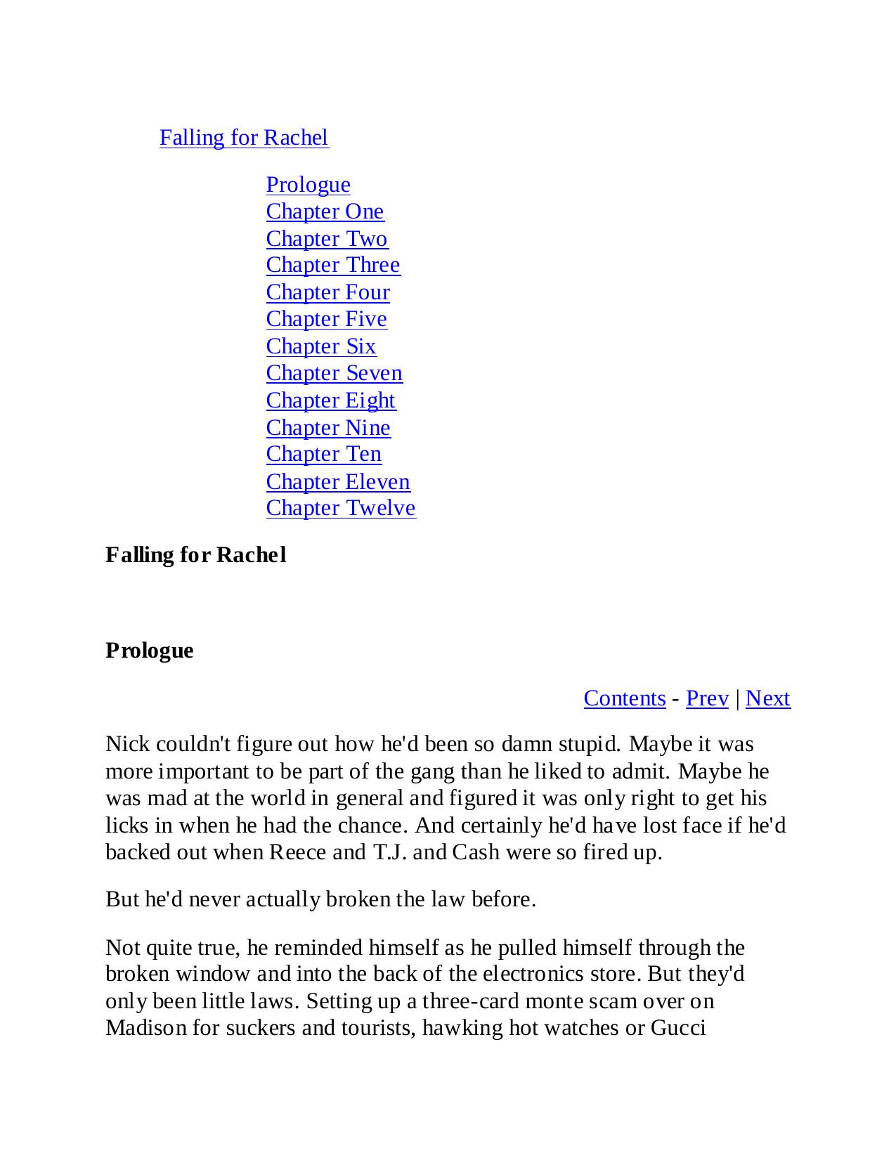 Falling For Rachel-Stanislaskis 3-Nora Roberts(1993) by ahoffman