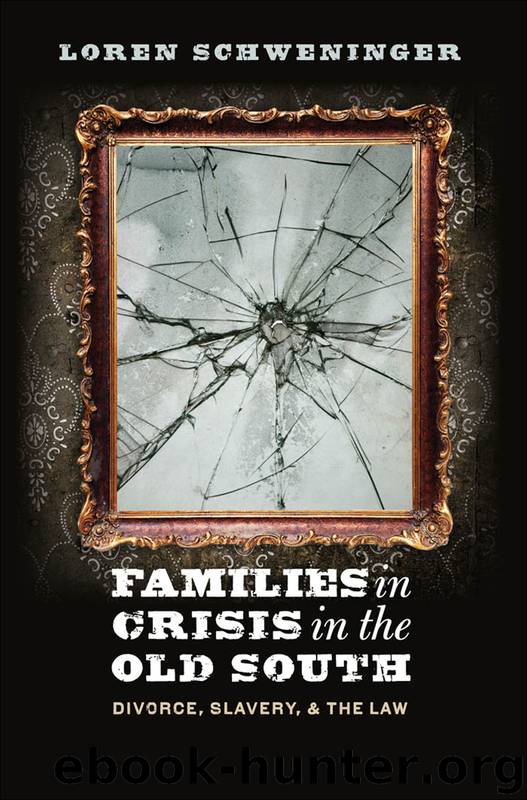 Families in Crisis in the Old South by Loren Schweninger