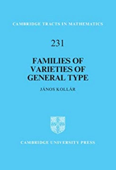 Families of Varieties of General Type by János Kollár