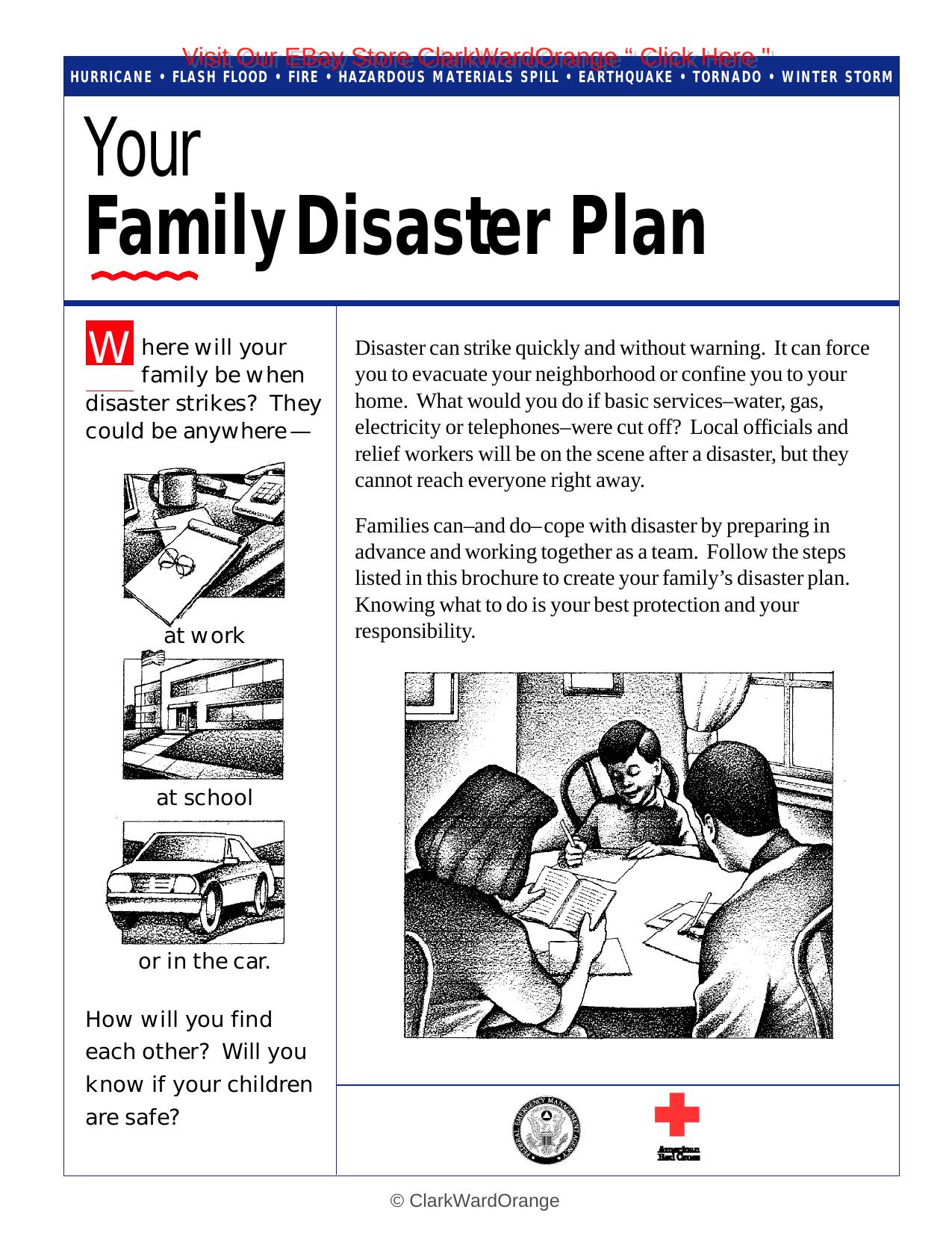 Family Disaster Plan by Tracy Thompson