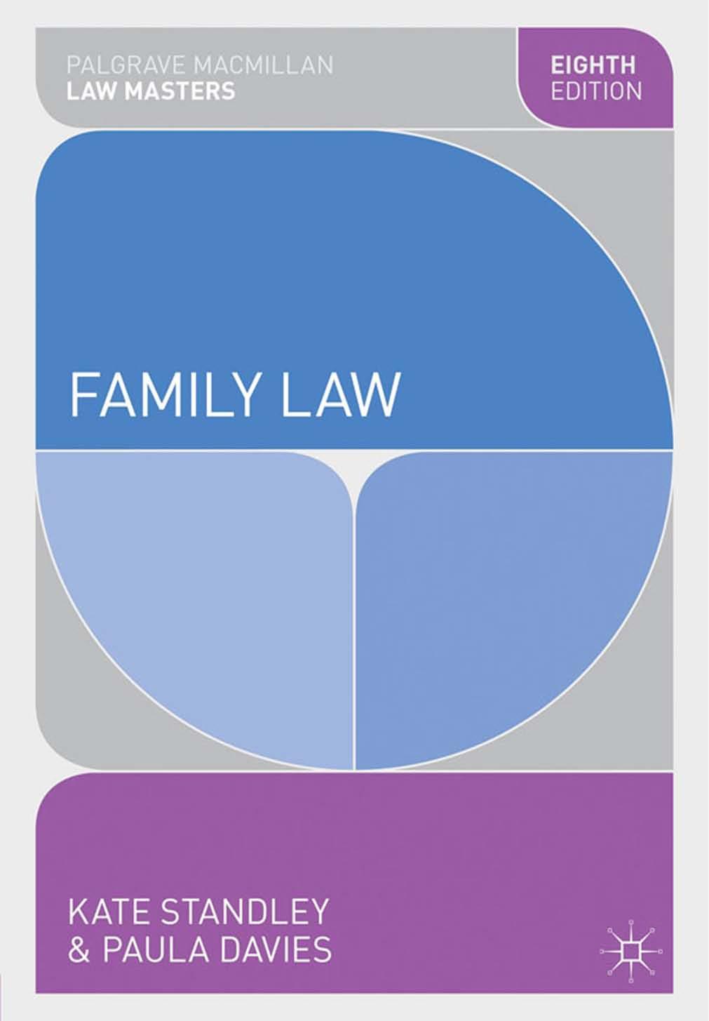Family Law by Kate Standley Paula Davies