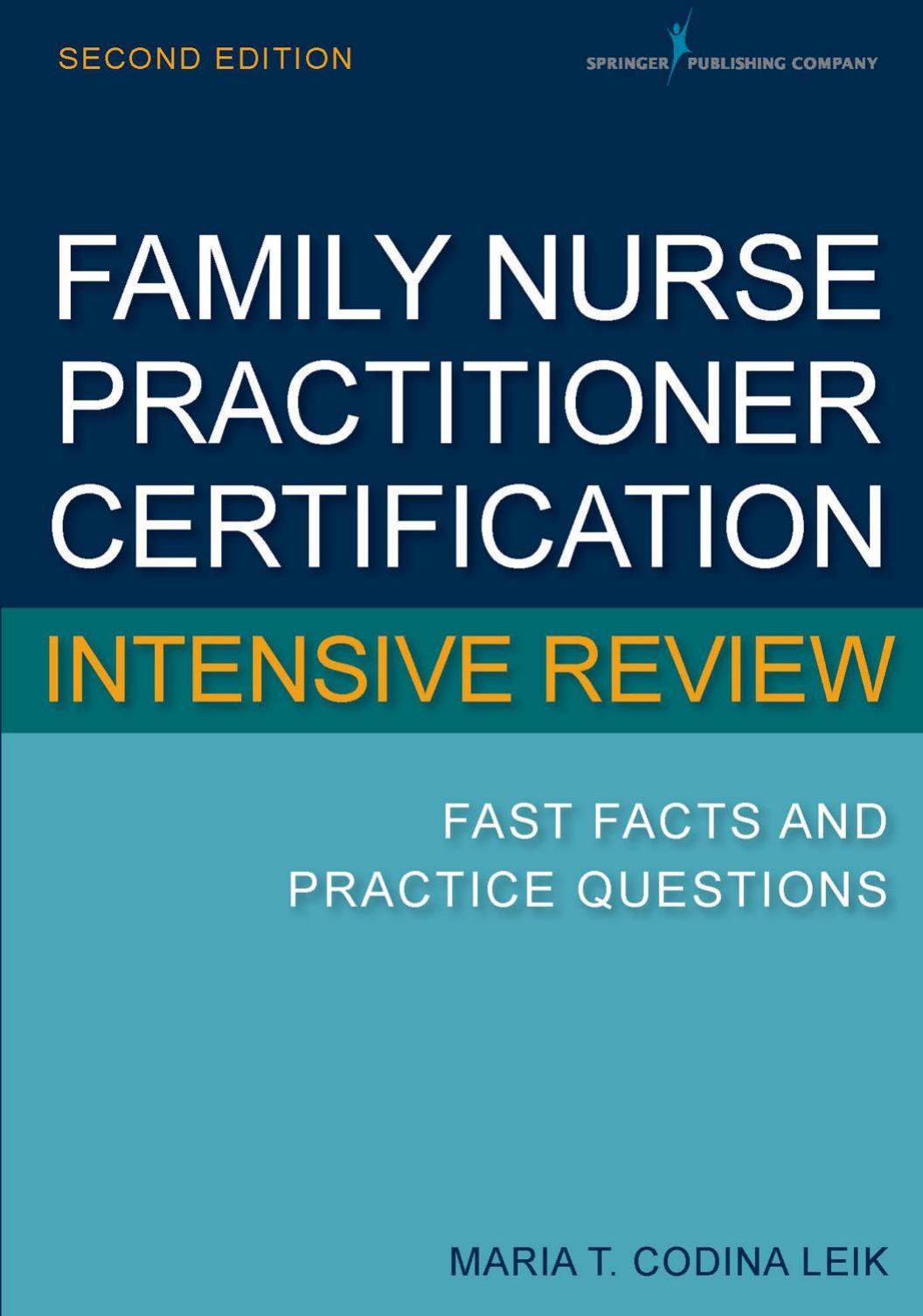 Family Nurse Practitioner Cerftification Intensive Review by Leik Maria T. Codina