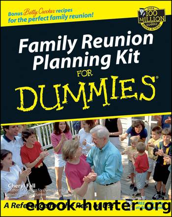 Family Reunion Planning Kit for Dummies by Cheryl Fall