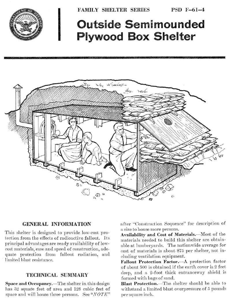 Family Shelter Series PSD F-61-4 by Unknown