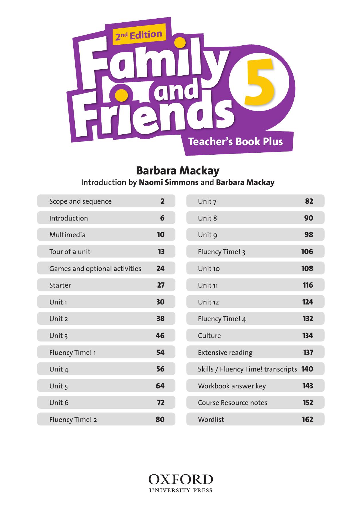 Family and Friends 5 2nd Teacher's Book by Unknown