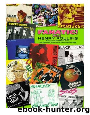 Fanatic!, Volume 2 by Henry Rollins