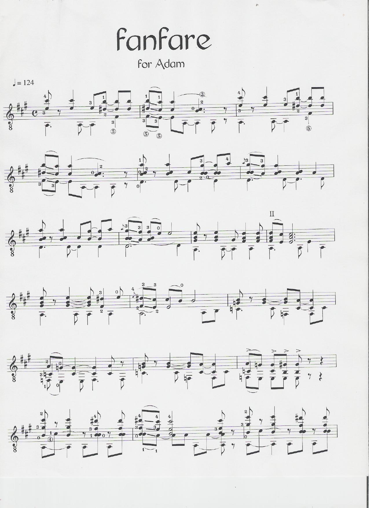Fanfare for Adam by Unknown