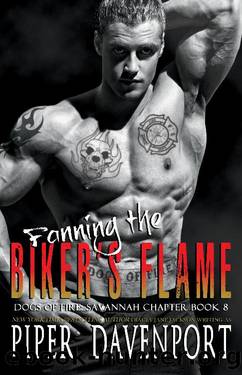 Fanning the Biker's Flame (Dogs of Fire: Savannah Chapter Book 8) by Piper Davenport