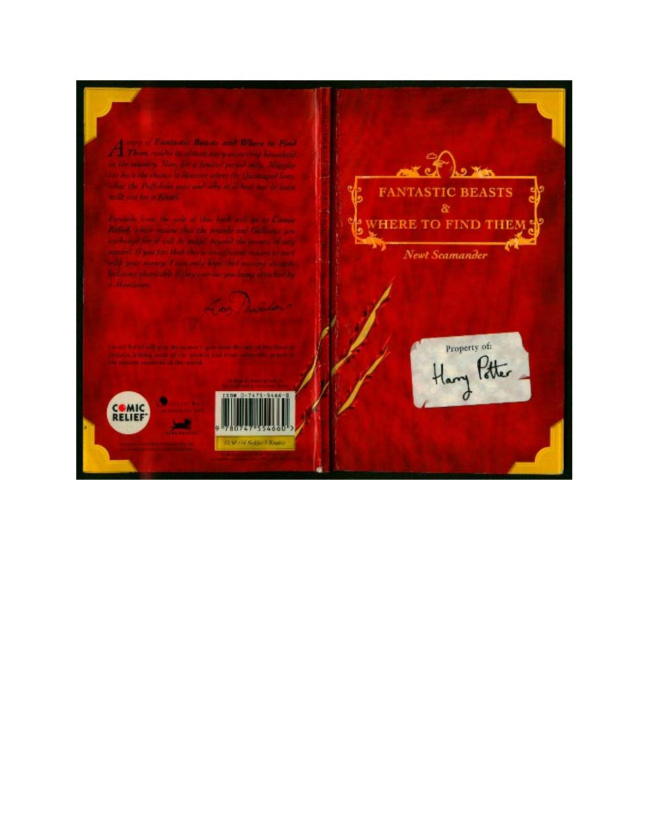 Fantastic Beasts & Where to Find Them by J. K. Rowling