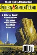 Fantasy & Science Fiction, October 2007 by Spilogale Authors