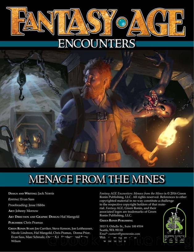 Fantasy AGE Encounters: Menace from the Mines by Jack Norris