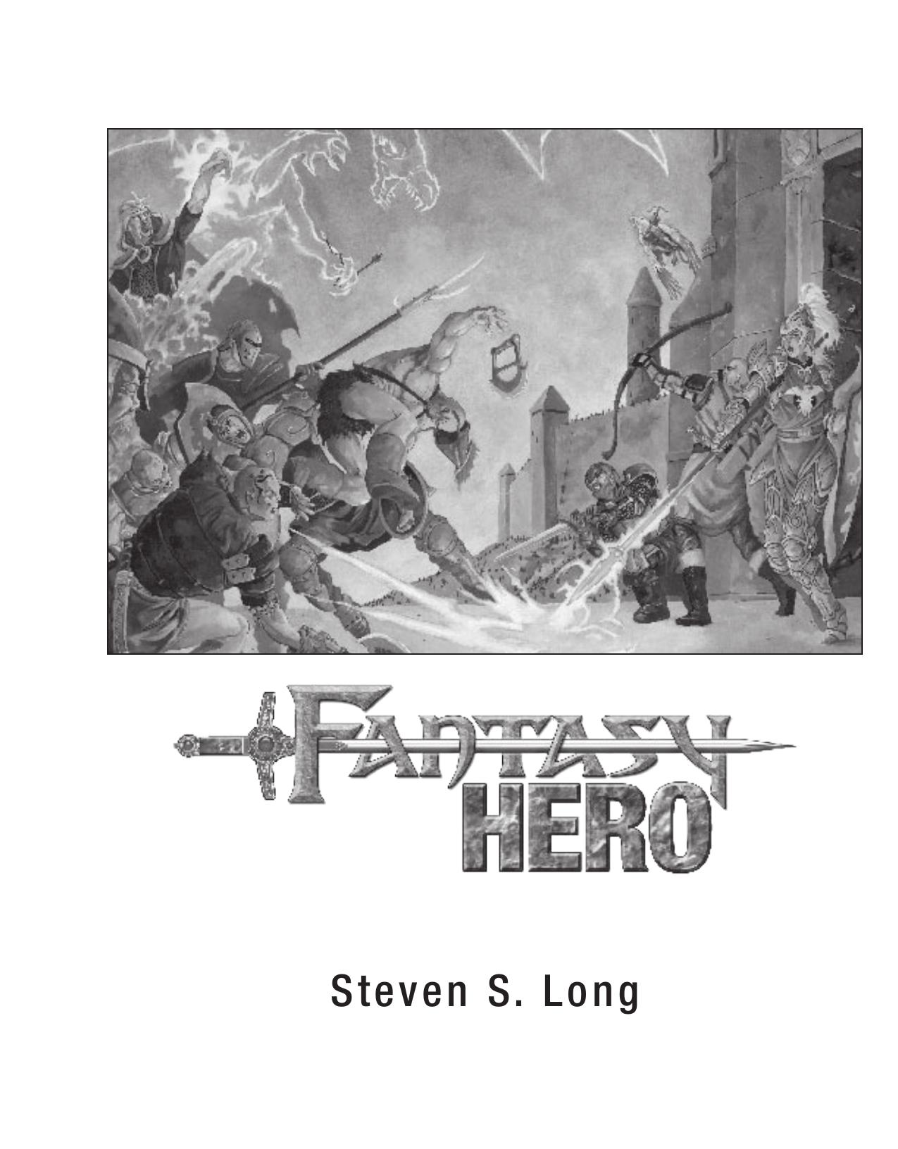 Fantasy Hero (Revised PDF) by Steven S. Long