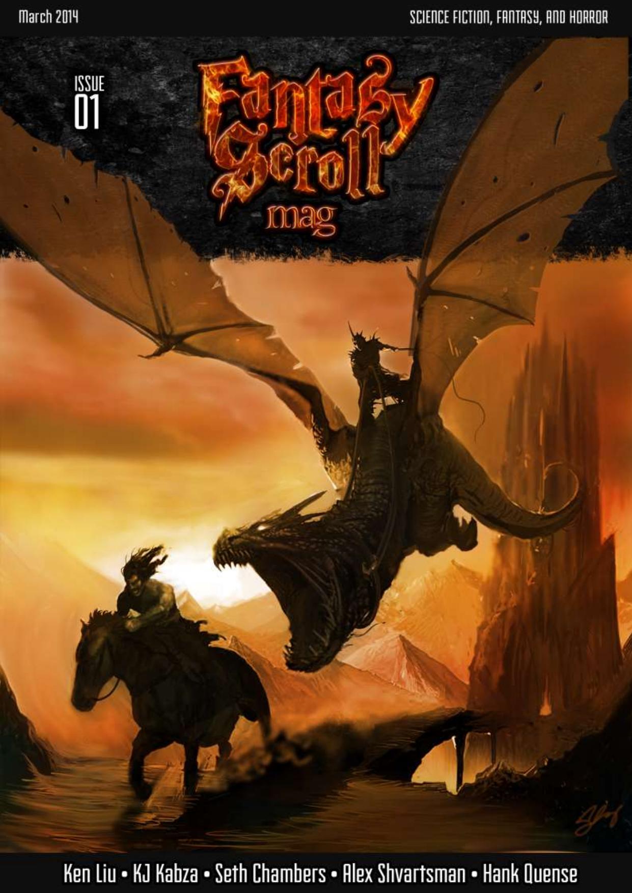 Fantasy Scroll Magazine Issue #1 by Iulian