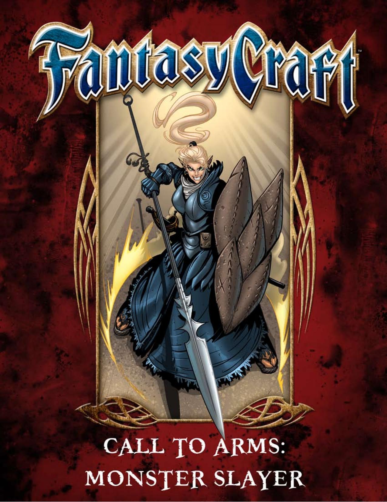 FantasyCraft Call to Arms Monster Slayer by Unknown
