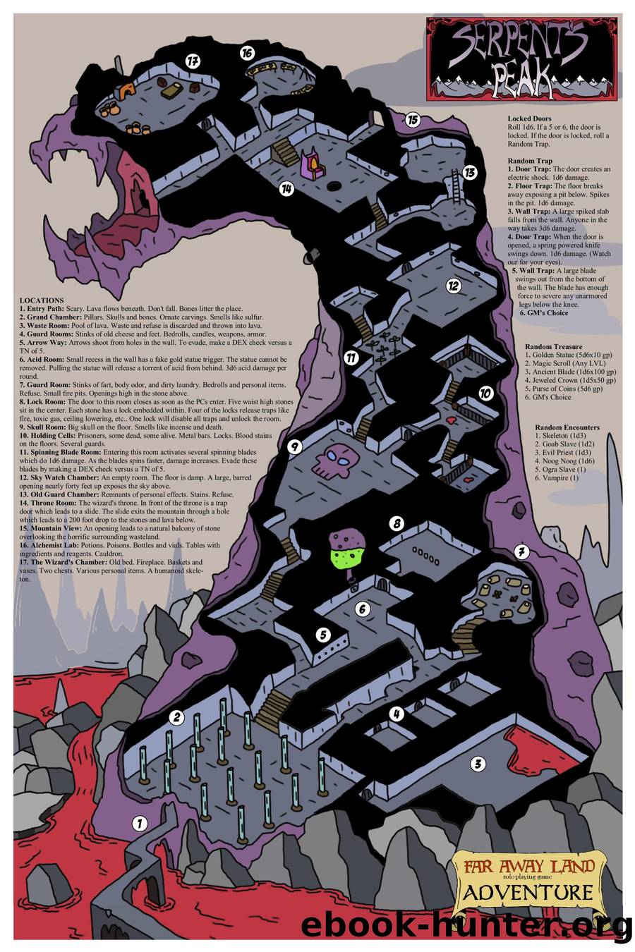 Far Away Land Serpent's Peak by Unknown