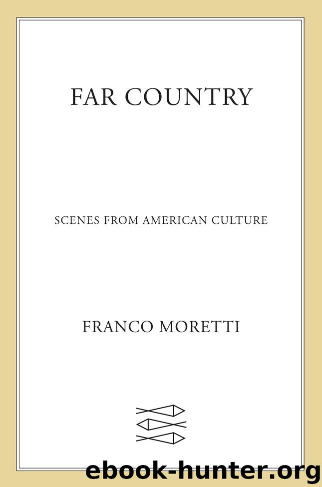 Far Country by Franco Moretti