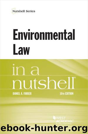 Farber's Environmental Law in a Nutshell by Daniel A. Farber
