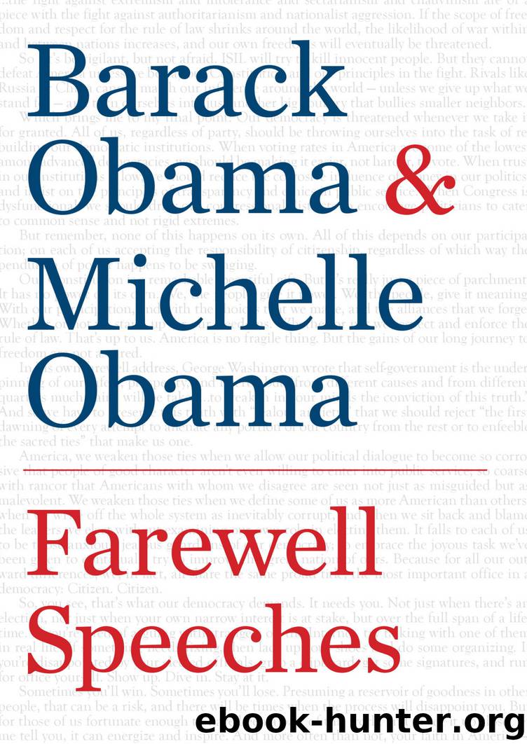 Farewell Speeches by Barack Obama