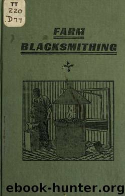Farm blacksmithing by Drew James M. (James Meddick) b. 1863