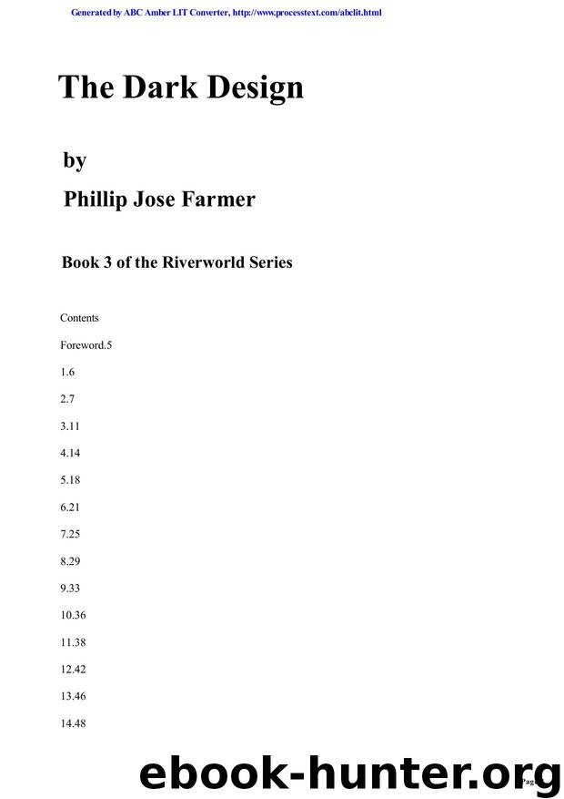 Farmer, Philip Jose - Riverworld 03 by The Dark Design