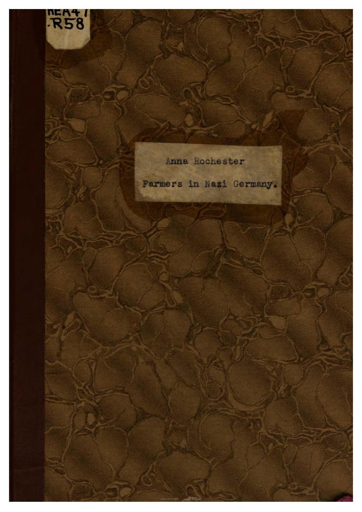 Farmers in Nazi Germany (1942) by Unknown