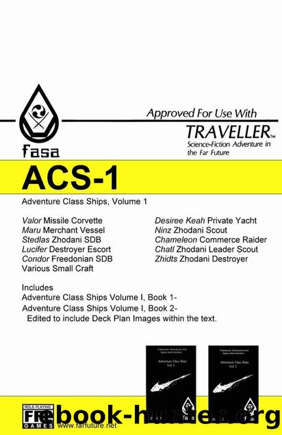 Fasa Adventure Class Ships Volume 1. Books 1 and 2. by JordanWeisman