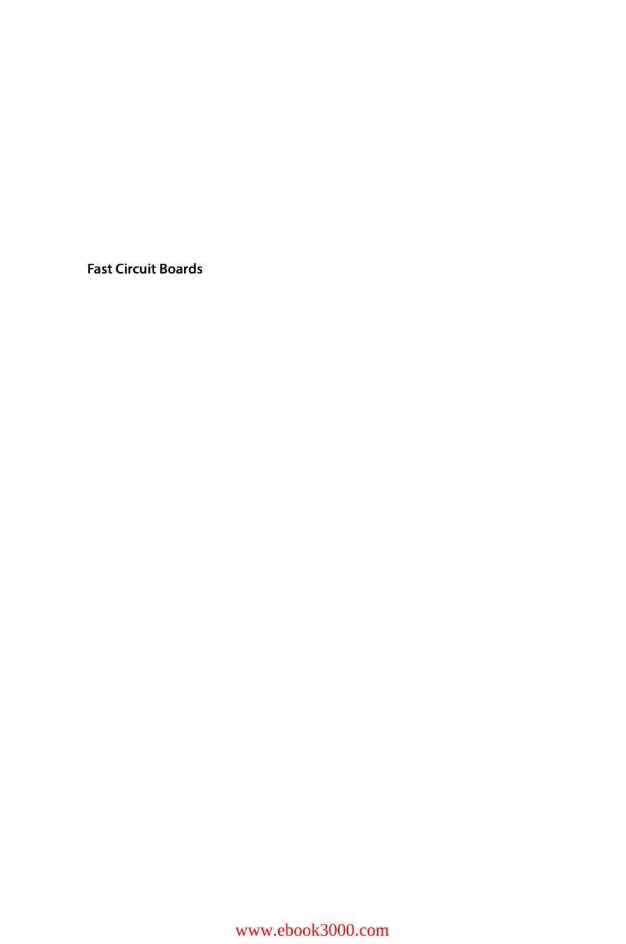 Fast Circuit Boards: Energy Management by Unknow