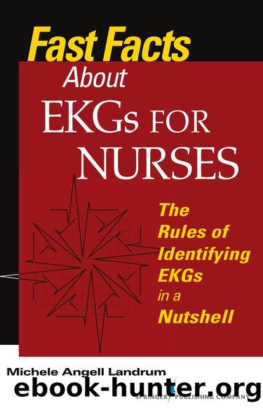 Fast Facts about EKGs for Nurses : The Rules of Identifying EKGs in a Nutshell by Michele Angell Landrum
