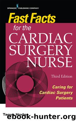 Fast Facts for the Cardiac Surgery Nurse, Third Edition by Tanya Hodge MS RN CNS CCRN;