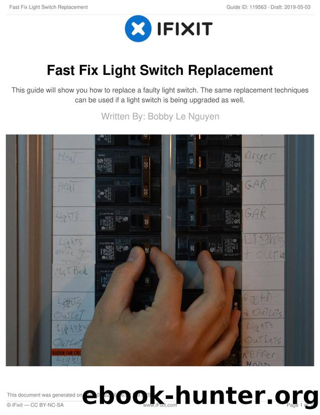 Fast Fix Light Switch Replacement by Unknown