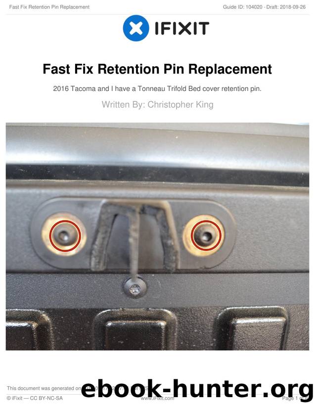 Fast Fix Retention Pin Replacement by Unknown